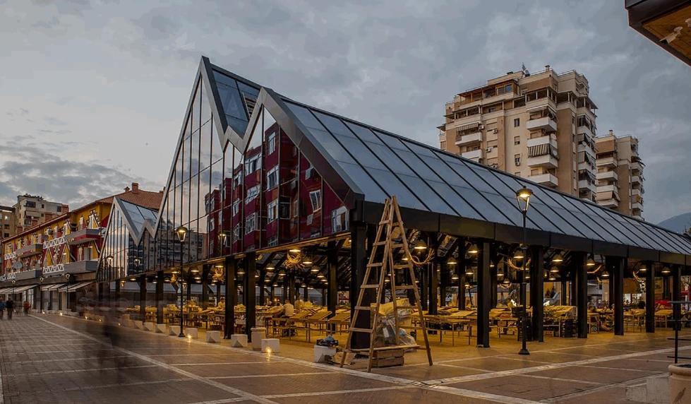 Apartmán Pazari_Ri_Studio Tirana Exteriér fotografie